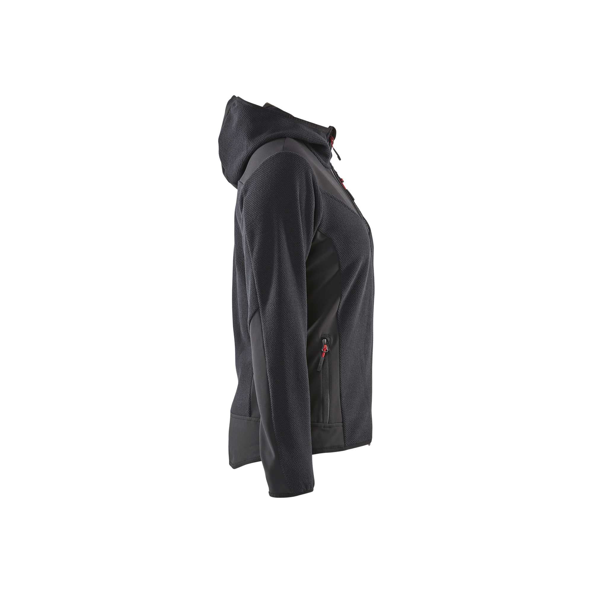 BLAKLADER 59412536 Women's knitted jacket with softshell and hood Knitted Work Jacket WOMEN - Stretch